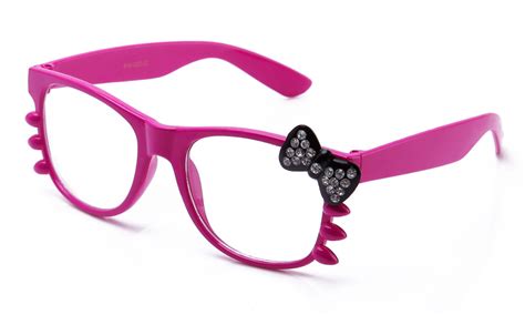 Hello Kitty Clear Lens Glasses Fun Rhinestone Uv400 Protection Party Retro Style Ebay