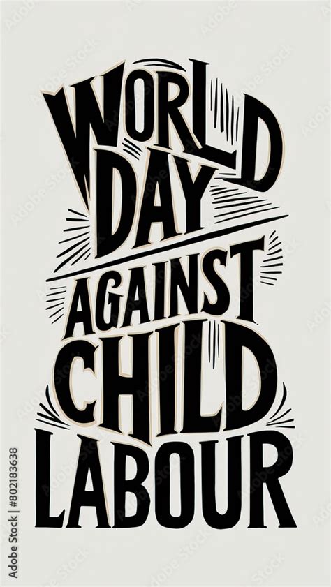 World day against child labour, child labour, illustration. story ...