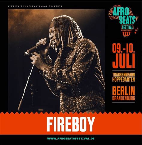 Fireboy DML Billed To Perform At The Afrobeats Festival In Germany In