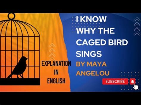 I Know Why The Caged Bird Sings A Poem By Maya Angelou Line By Line