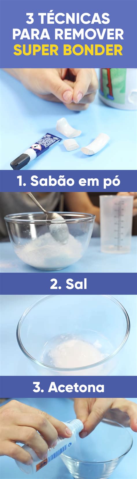 Para Tirar Cola Super Bonder Dos Dedos Da Pele Das Unhas