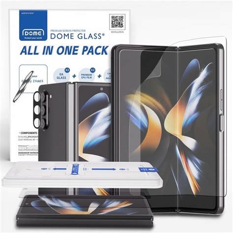 Whitestone Dome Samsung Galaxy Z Fold 5 Skjermbeskytter All In One Pack