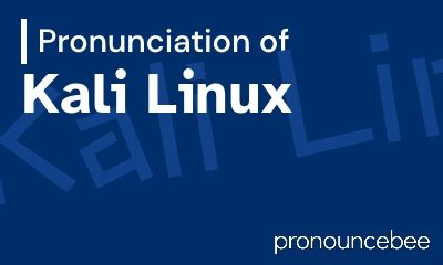 how to pronounce kali