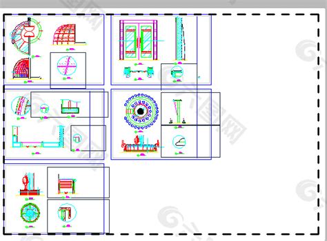 酒店办公楼建筑图纸dwg装饰装修素材免费下载图片编号5340824 六图网