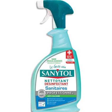 Spray D Tartrant D Sinfectant Sanitaire Sanytol Ml Pas Cher