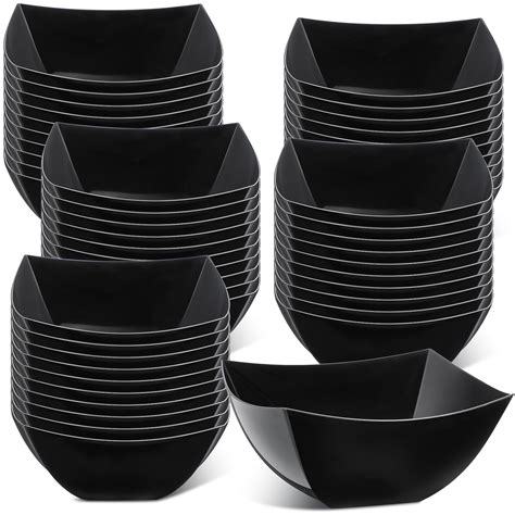 Amazon Tanlade Pcs Square Plastic Serving Bowls Disposable