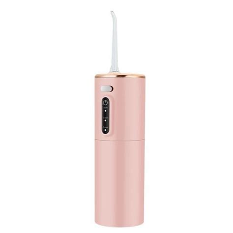 Rose Irrigateur Buccal Jet D Eau Dentaire Portable Rechargeable Par