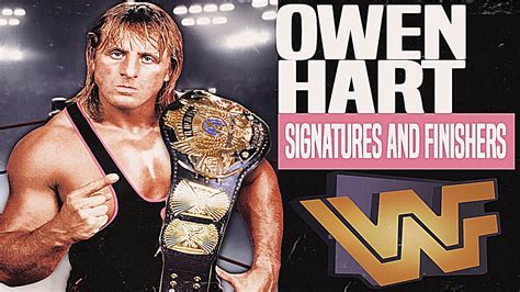 Wwe K Owen Hart Signatures And Finishers Youtube