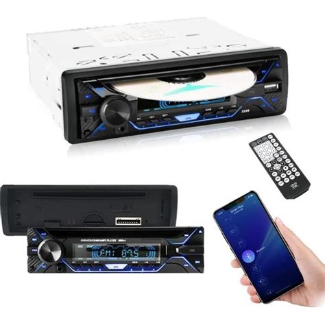 Autoradio Avec CD Bluetooth Plaque Amovible Avec DVD Bluetooth Mains