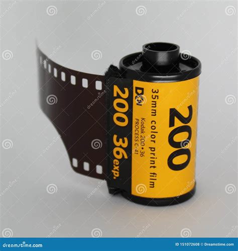 Kodak 200 36 Analog Film Editorial Stock Photo Image Of Expnc41n35mm