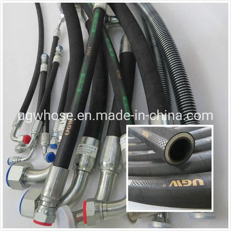 Sae R Steel Wire Spiraled Hydraulic Rubber Hose China Hydraulic