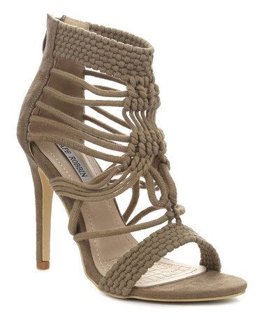 Loving This Nude Unane Heeled Sandal On Zulily Zulilyfinds Stylish Shoes Fashion Shoes