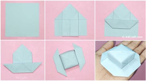 How To Make A Origami Hat Step By Step Tutorial K4 Craft