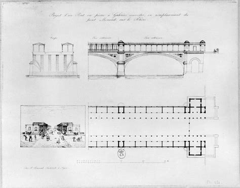 Pont Morand puis pont du Bâtiment puis pont Morand détruit culée