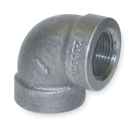 Grainger Approved Galvanized Malleable Iron Elbow Degrees