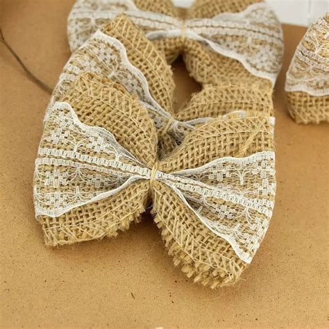 Burlap Lace Pearls Etsy