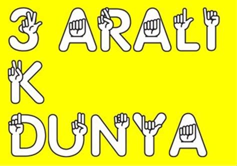 The Words 3 Aral K Dunya Are Written In White On A Yellow Background