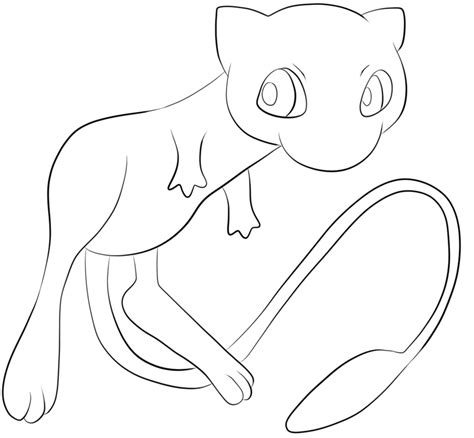 Pokemon Mew Drawing at GetDrawings | Free download