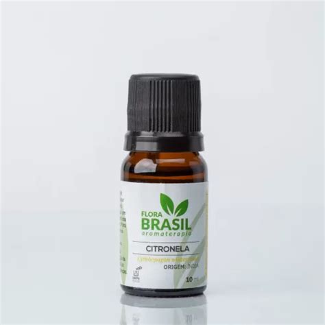 Leo Essencial De Citronela Flora Brasil Das Gotas Aromaterapia