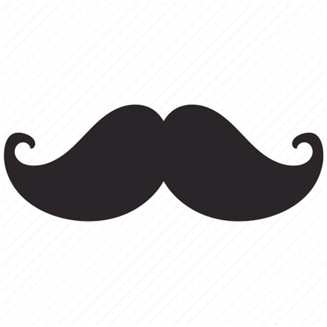 Curl Facial Father Hair Moustache Mustache Icon