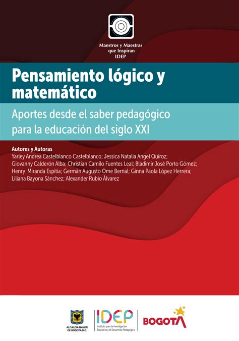 Pdf Maestros Y Maestras Que Inspiran Pensamiento Lógico Y Matemático Aportes Desde El Saber