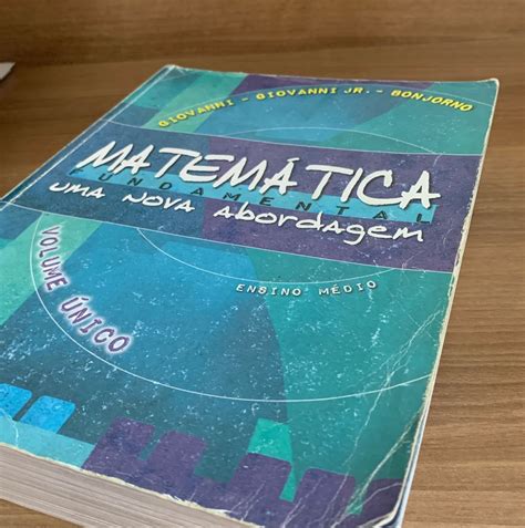 Livro de Matemática Uma Nova Abordagem Livro Editora Ftd Usado