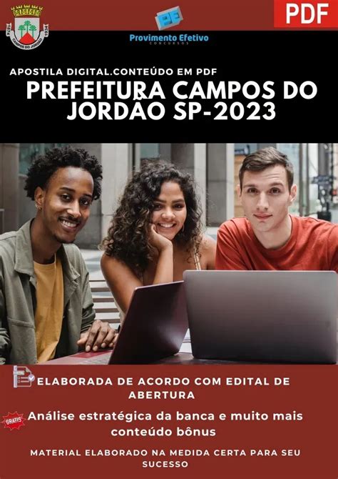 Provimento Efetivo Concursos Apostila Pref Campos Do Jord O Sp Guarda