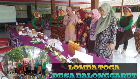 Lomba Toga Desa Balonggarut Antar Desa Sekecamatan Krembung Youtube