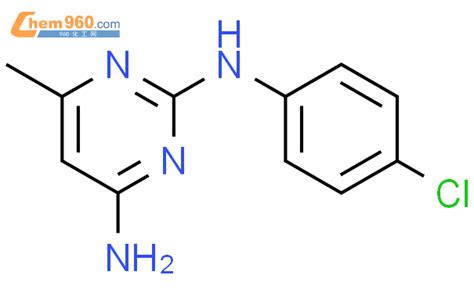 874493 69 3n2 4 氯苯基 6 甲基嘧啶 24 二胺化学式、结构式、分子式、mol 960化工网