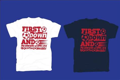 First Down And Touchdowns Graphic By Central House Creative Fabrica