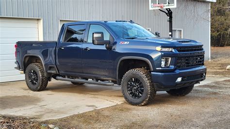 2022 Chevy Silverado Lifted Blue