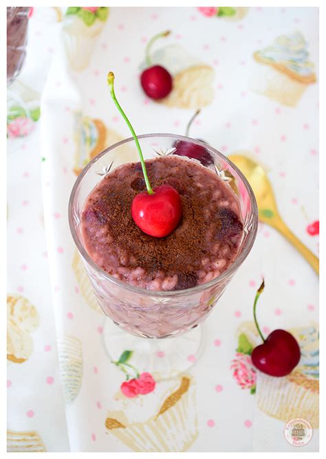 Arroz Con Leche Y Cerezas A La Selva Negra Especialmente Dulce