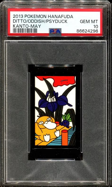 Ditto Oddish Psyduck Japanese Hanafuda Kanto May Price Guide