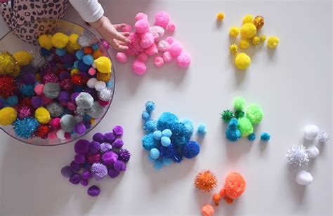 Pom Pom Sensory Play For Toddlers Kid Magazine