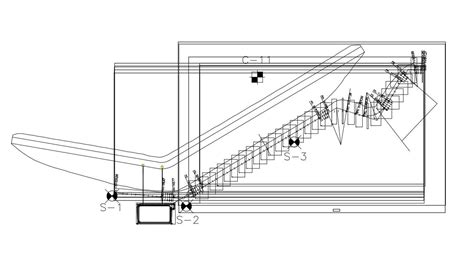 Escalator Design File - Cadbull