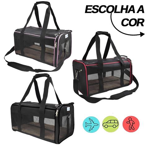 Bolsa Pet De Transporte Viagem Avi O Cabine Cia A Rea Para C Es E Gatos