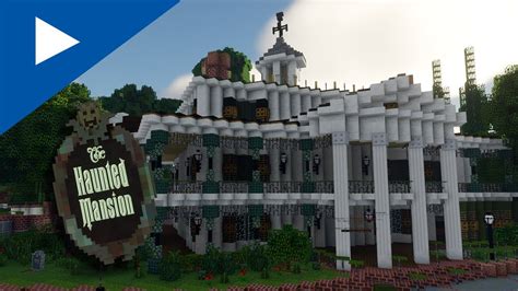 Minecraft Disneyland Haunted Mansion Imaginefun 2021 Youtube