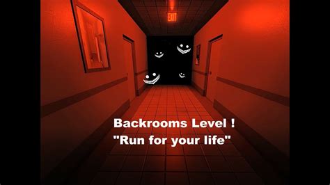 Backrooms Level Run For Your Life Roblox YouTube