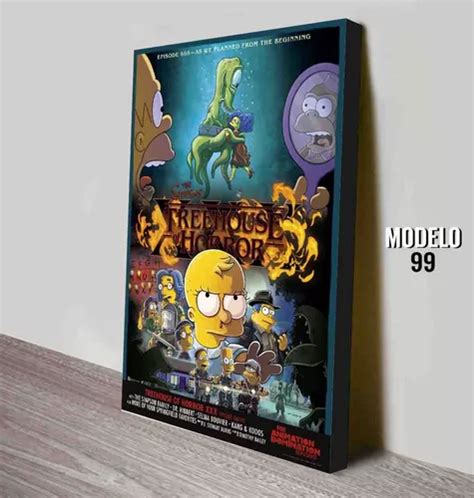 Cuadro De Los Simpson Stranger Things En Venta En Capital Federal