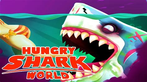 New Zombie Megalodon Shark Hungry Shark World Biggest Shark Update