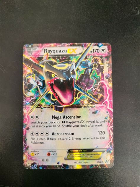 Mavin | Rayquaza EX XY69 Shiny Promo - Pokemon Shiny Rayquaza TCG Card - MP