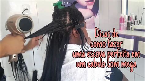 Como Fazer Uma Escova Modelada Em Um Cabelo Mega Hair Maneira