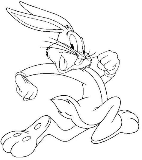 Bugs Bunny Da Colorare Bugs Bunny E Taz Disegno Da Colorare Disegni