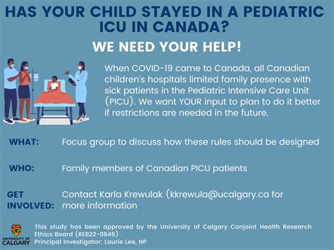 Study Looking For Pediatric ICU Patient Input MICYRN