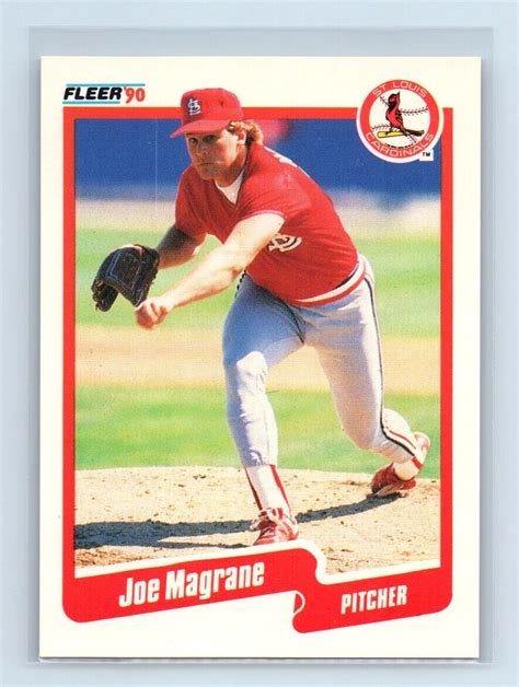 1990 Fleer Staight From The Pack Joe Magrane St Louis Cardinals