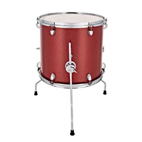 OFFLINE DDrum D2 14 X 14 Add On Floor Tom Red Sparkle Gear4music