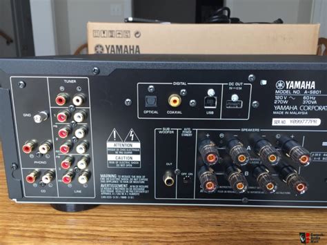 Yamaha A S Integrated Amplifier Photo Canuck Audio Mart