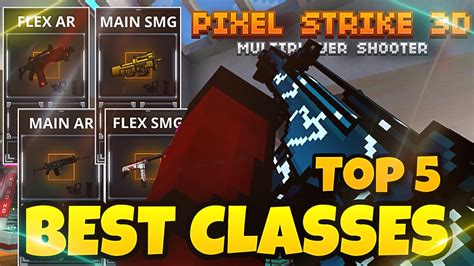 Using The TOP 5 Best Loadouts In Pixel Strike 3d Craziest Gameplay