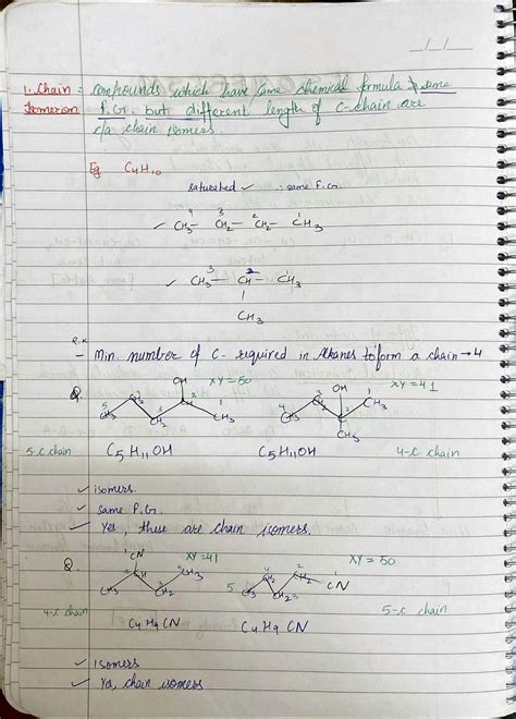 SOLUTION Isomerism Organic Chemistry Class 11 Best Printable Notes