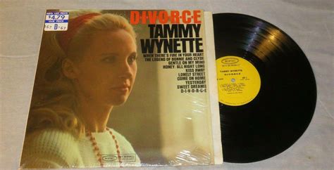 Vintage Tammy Wynette D I V O R C E Lp Epic Records Bn